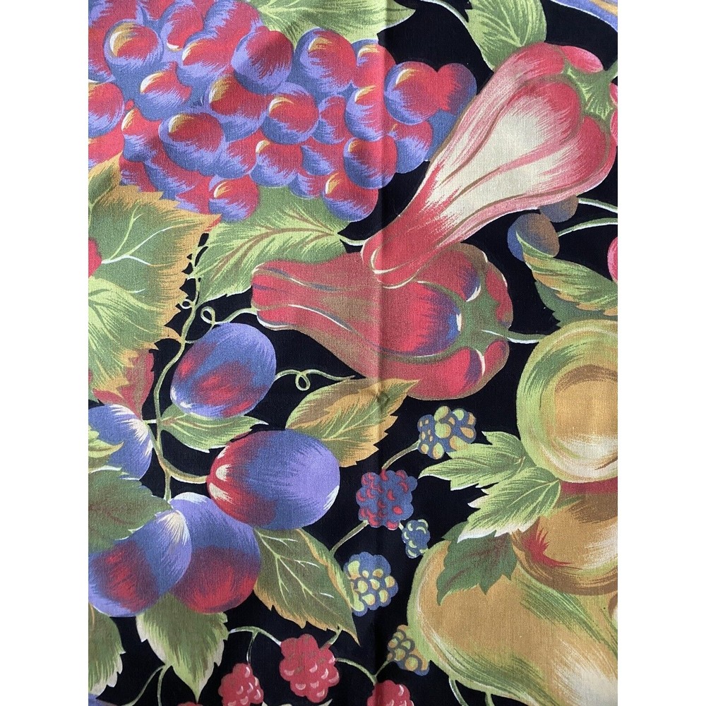 NWT Lee Jay Floral Fruit Set Of 6 Dinner Table Placemat Napkins - Picture 2 of 5
